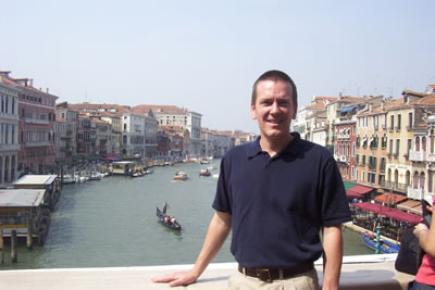 TVT President Mark Solvie in Vennice Italy